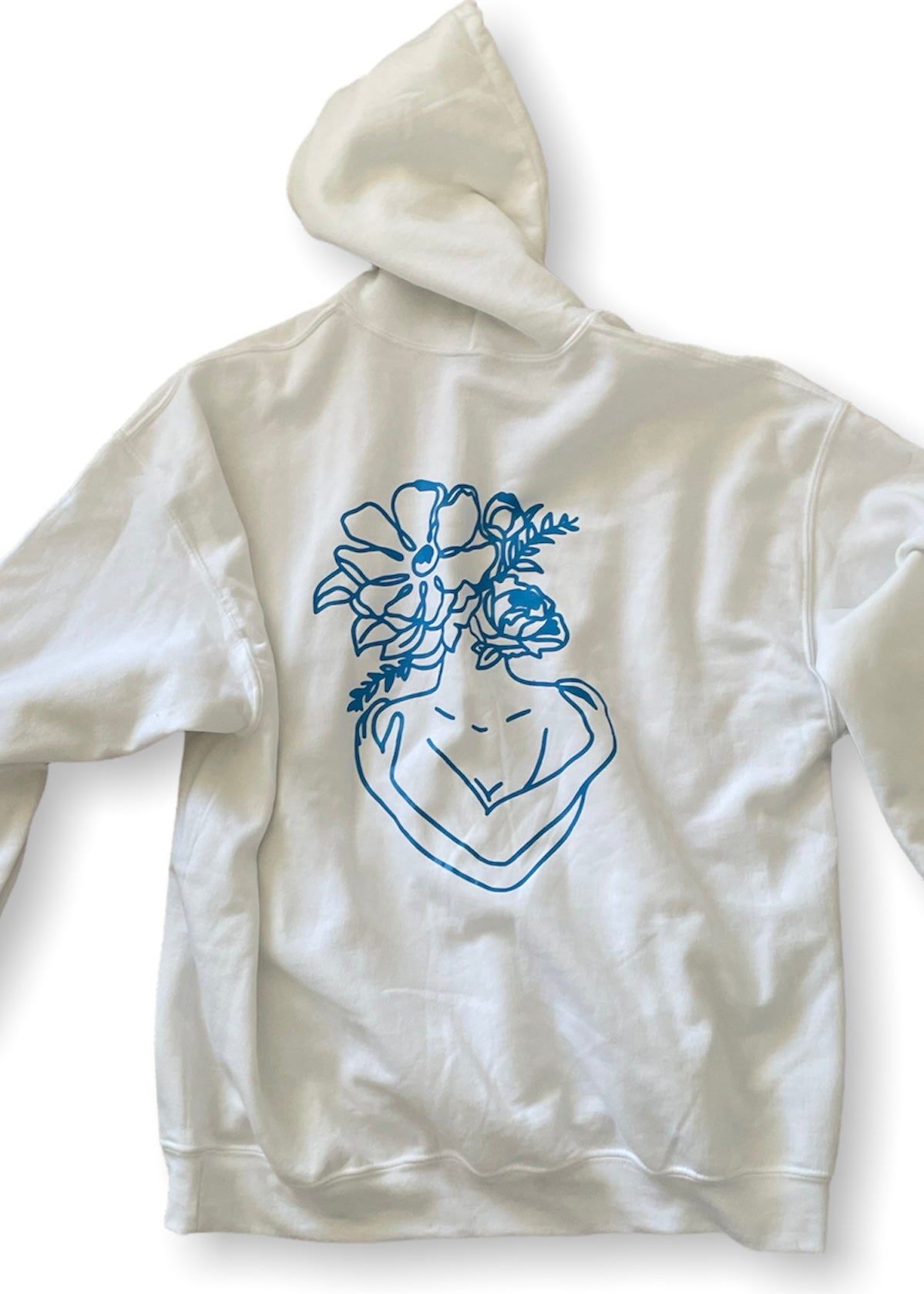 SELF ACCEPTANCE HOODIE- WHITE